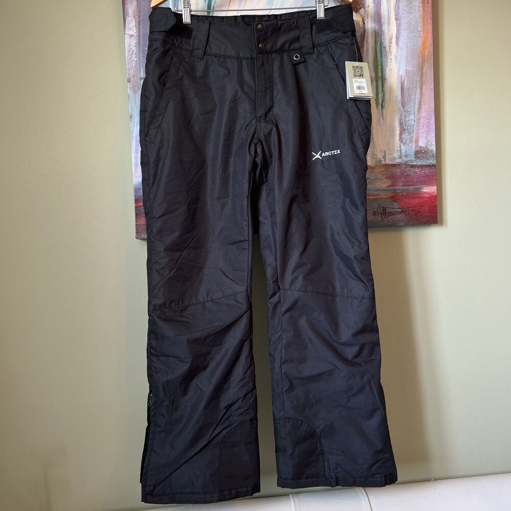 Skigear By Arctix  Sz L (12-14) Snow Ski Pants Black Womens NWT